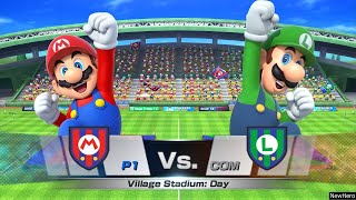 Mario Sports Superstars - Mariopeach Vs. Luigirosalina