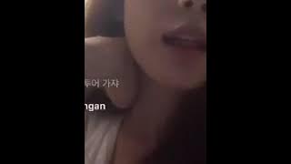 SNSD Taeyeon singing Lil Touch! IG Live