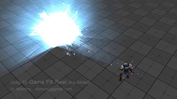 Unity 3D Game FX Reel  Ice Shield
