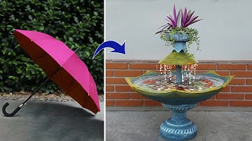 Độc lạ với bể cá thác nước làm từ ô cũ