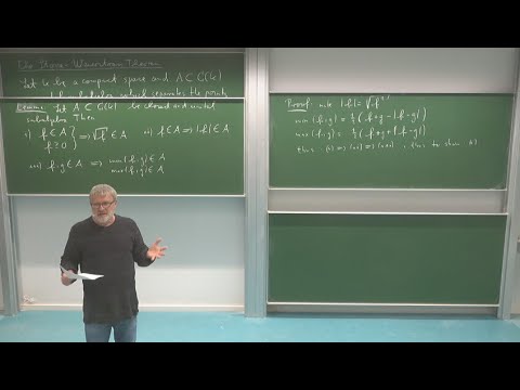 Stone-Weierstrass: proof of