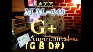 G Augmented G B D Jazz MM140 One Chord Backing Track