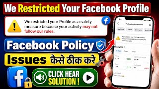 We Restricted Your Profile Kiya Hai || We Restricted Your Profile As A Safety Measure