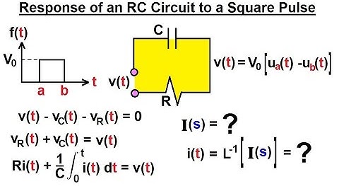 Electrical Engineering: Ch 16: Laplace Transform (37 of 58) Response to an RC Circuit