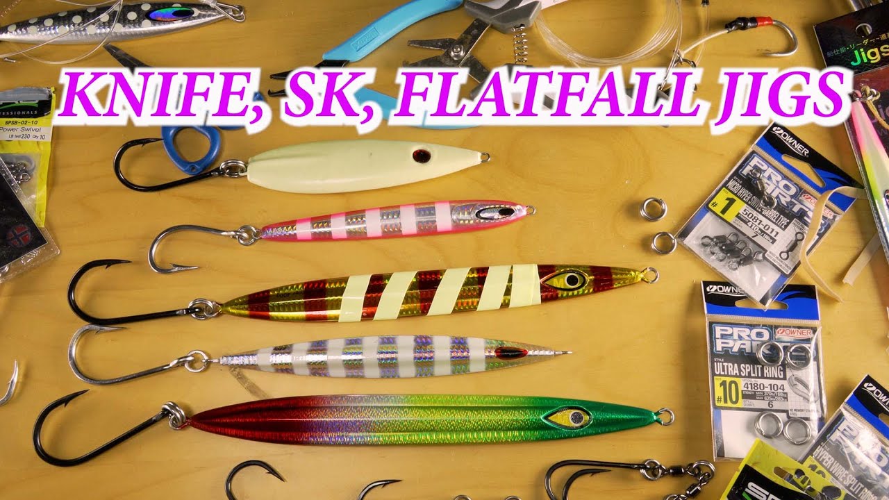 JIGS for BLUEFIN TUNA Knife SK Flatfalls Rigging and Setup Tackle