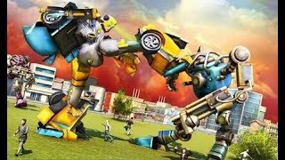 Futuristic Car Robot Rampage Gameplay HD | Games Lovers screenshot 5