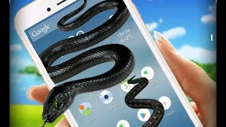 SNAKE CRAWLING ON YOUR PHONE SCREEN { RUEL-TV } screenshot 5