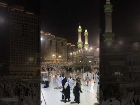 أذان الحرم المكي بصوت الشيخ محمد المغربي أذان الفجر الأول 