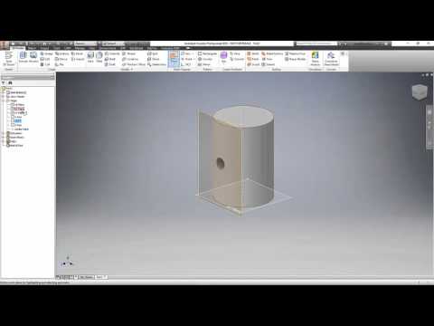 Autodesk Inventor Place Hole On Cylindrical Face