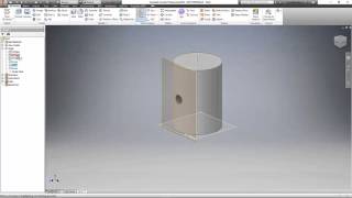 Autodesk Inventor Place Hole On Cylindrical Face