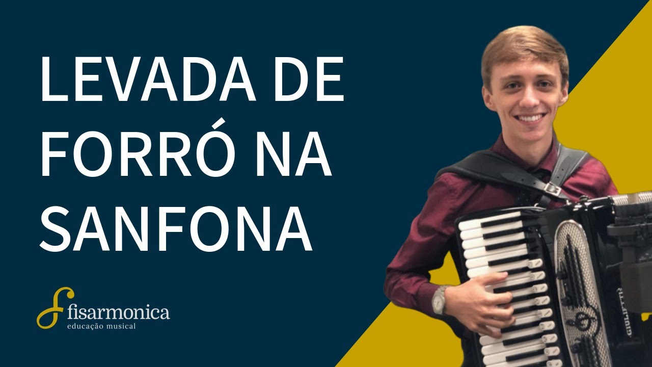 Levada de Forró na Sanfona | Acompanhamento | Aula de Acordeon