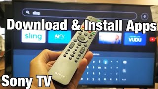 Sony Smart TV: How to Download / Install Apps (Android TV) screenshot 5