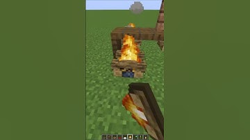 Picnic Table in Minecraft #minecraft #gaming #build #hack #minecraftshorts #shortvideo #buildgame