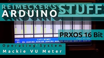 Prxos - Mackie Control & HUI VU Meter // BCF 2000 Behringer (Arduino)