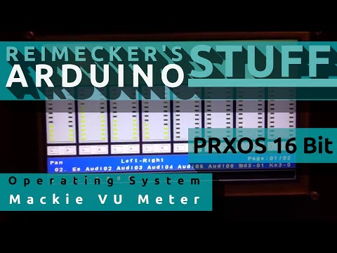 Prxos // Mackie Control & HUI VU Meter // BCF 2000 Behringer (Arduino)