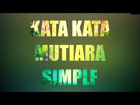 Video: Apa Itu Kata Mutiara