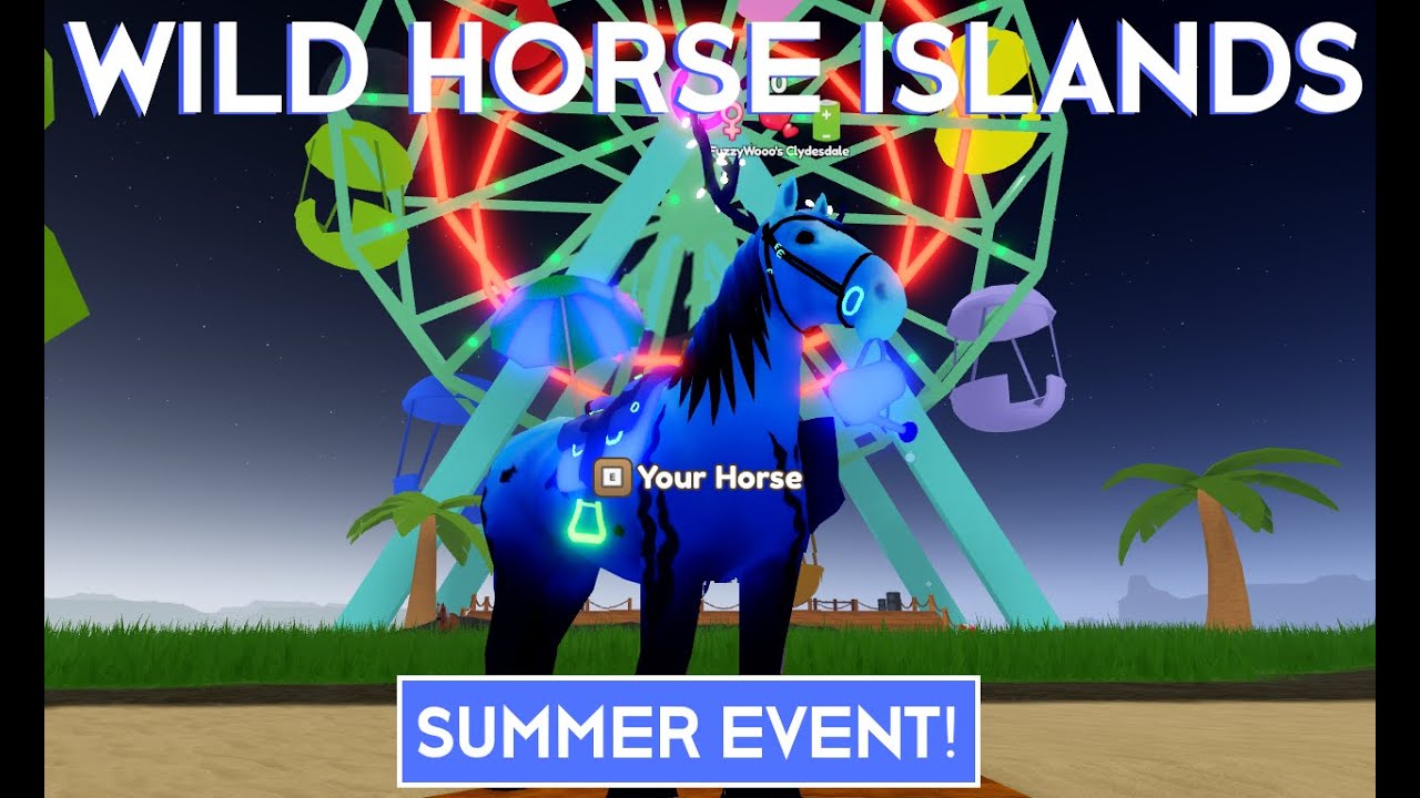 NEW Summer Event *CODE*  Wild Horse Islands 