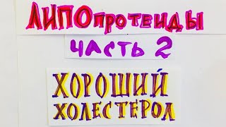 ЛПВП - хороший холестерол. Биохимия