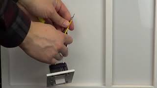 Watch the product video for Wiring a Control with One Black, One Yellow & One White Wire (Single-Pole Application)