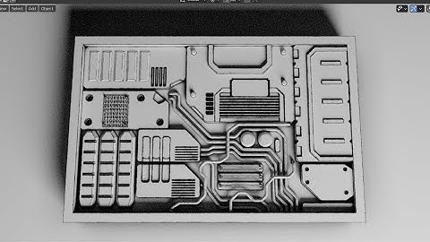 Mech Engine Speed Modeling - Grid Modeler (blender addon)