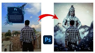 Mahadev hand Composition in photoshop 2022 || shubo editz Mahadev editing tutorial || 🔥🙏 screenshot 1