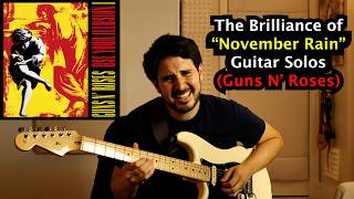 The Brilliance of "November Rain" all 3 guitar solos (Guns N' Roses) | Barracuda Breakdowns Ep. 30