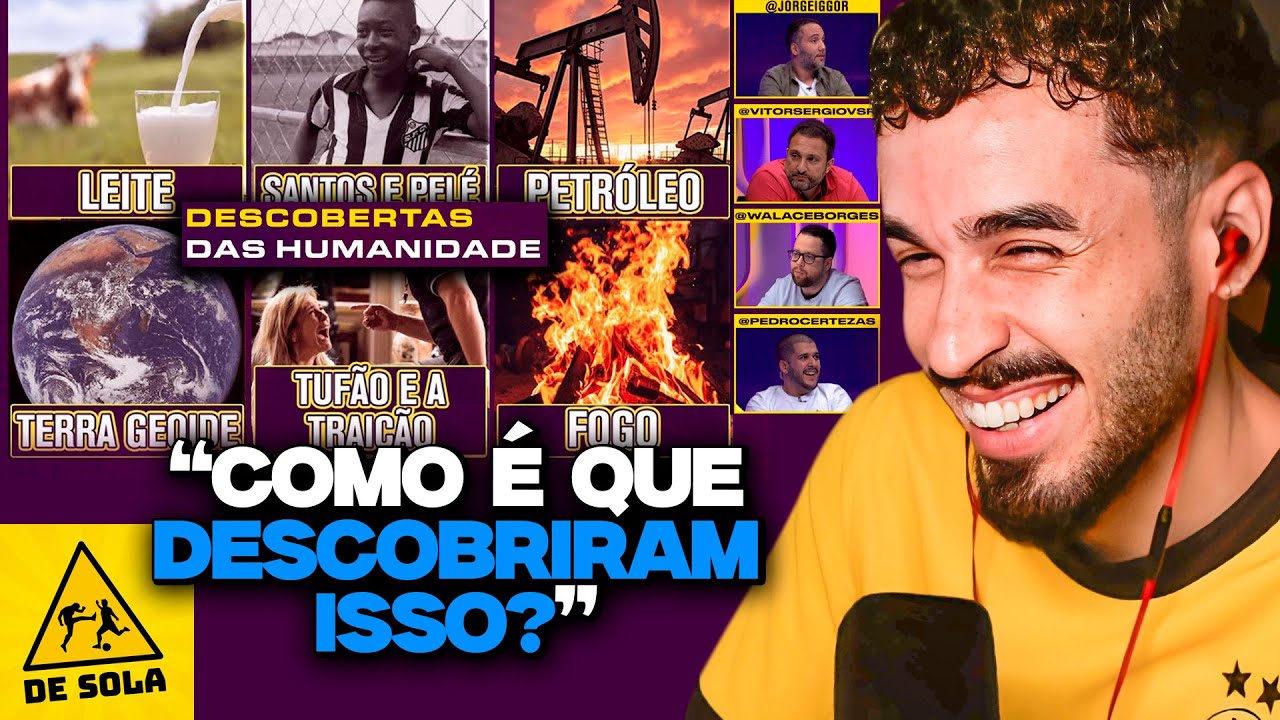 QUAL É A MAIOR DESCOBERTA DA HUMANIDADE? | REACT DE SOLA A DEZ