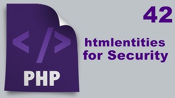 Php Tutorials in Urdu - 42 - htmlentities for Security