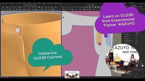 CLO3D COURSE Apply Fly Zipper Pants