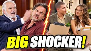 Eric slaps Ridge, blaming him for causing Zende and Dylan to leave Forrester Creations B&B Spoilers
