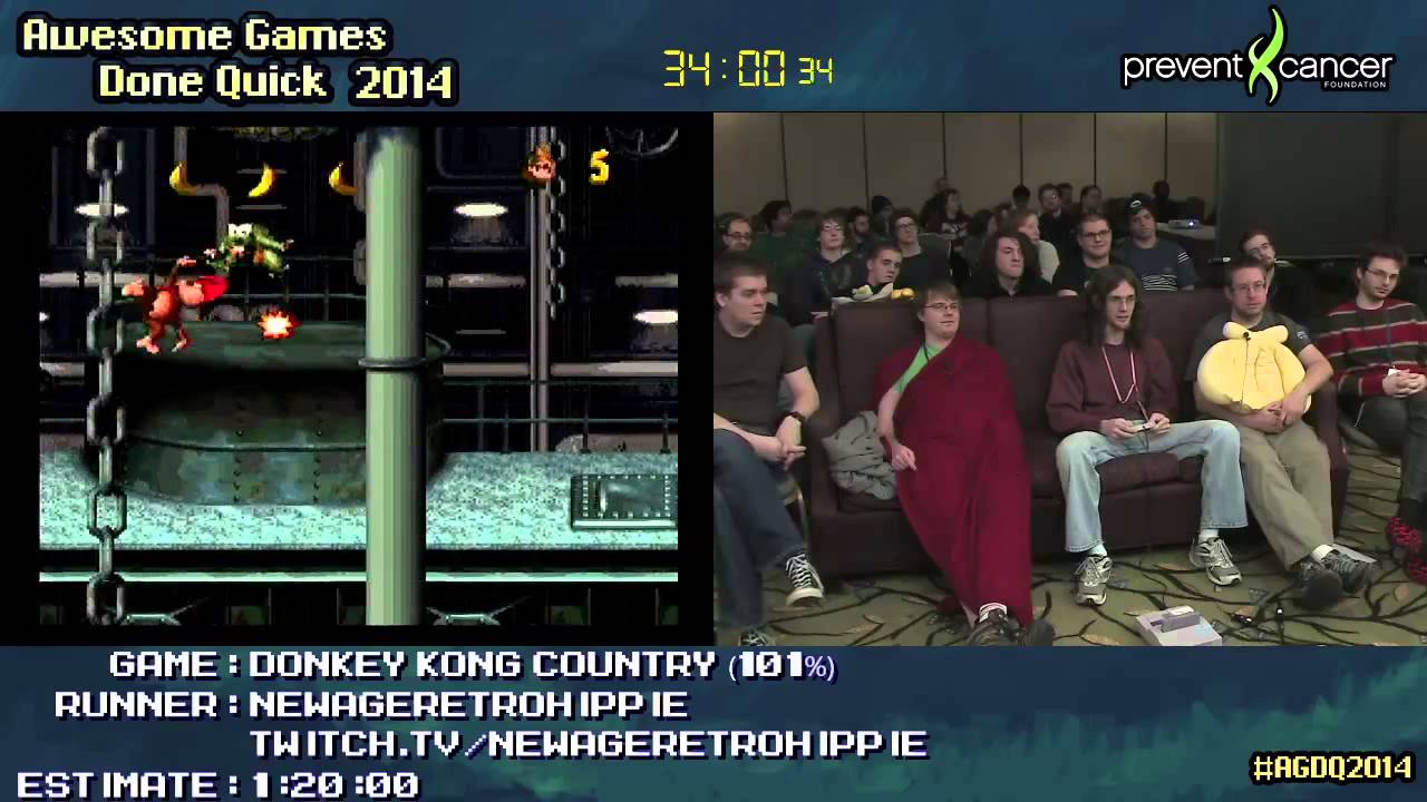 Donkey Kong Country :: SPEED RUN Live (