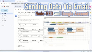 Sending Data via Email Using Node-RED and Gmail Account