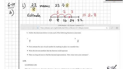 CPM CC1 6.1.2 Problem 6-19 Part b Long Division