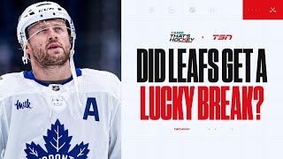 Did Leafs get lucky with their schedule during Rielly's suspension?