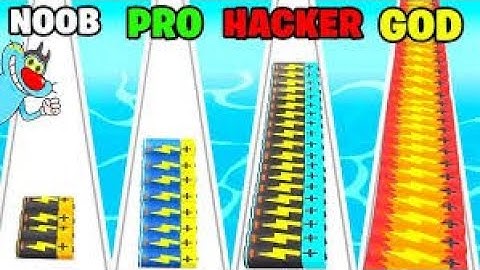 Battery Run 3D Levels From 161 To 164 - All Levels Gameplay Android, iOS