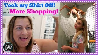 WHIPPED MY SHIRT RIGHT OFF! MORE PHOTOSHOOT SHOPPING!