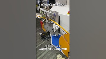 Automatic metre counting sorting winding and cutting machine #metre counting tube winding machine