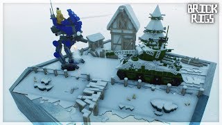 БИТВА ШАГОХОДА И ТАНКА ЗИМОЙ и другие постройки из лего в BRICK RIGS БИТВА ШАГОХОДА И ТАНКА ЗИМОЙ и другие постройки из лего в BRICK RIGS