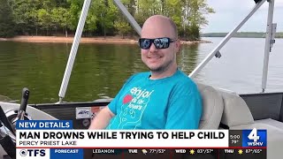 Man drowns while trying to help child