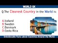 Unbelievable facts about countries around the world  gk  general knowledge  quiz  mitabhra gk