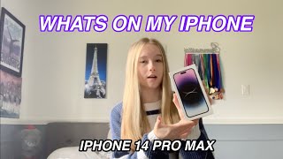 WHAT'S ON MY IPHONE | iphone 14 pro max