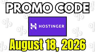 Player Profile (NEW) Hostinger Promo Code & Coupon Code August 2026 | Hostinger Discount Code | 08/18/2026