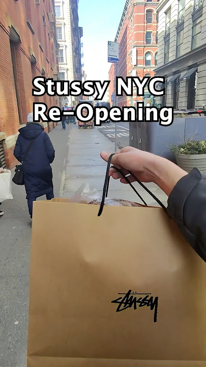 I went to the Newest Stussy Store #nyc #stussy #lifestyle