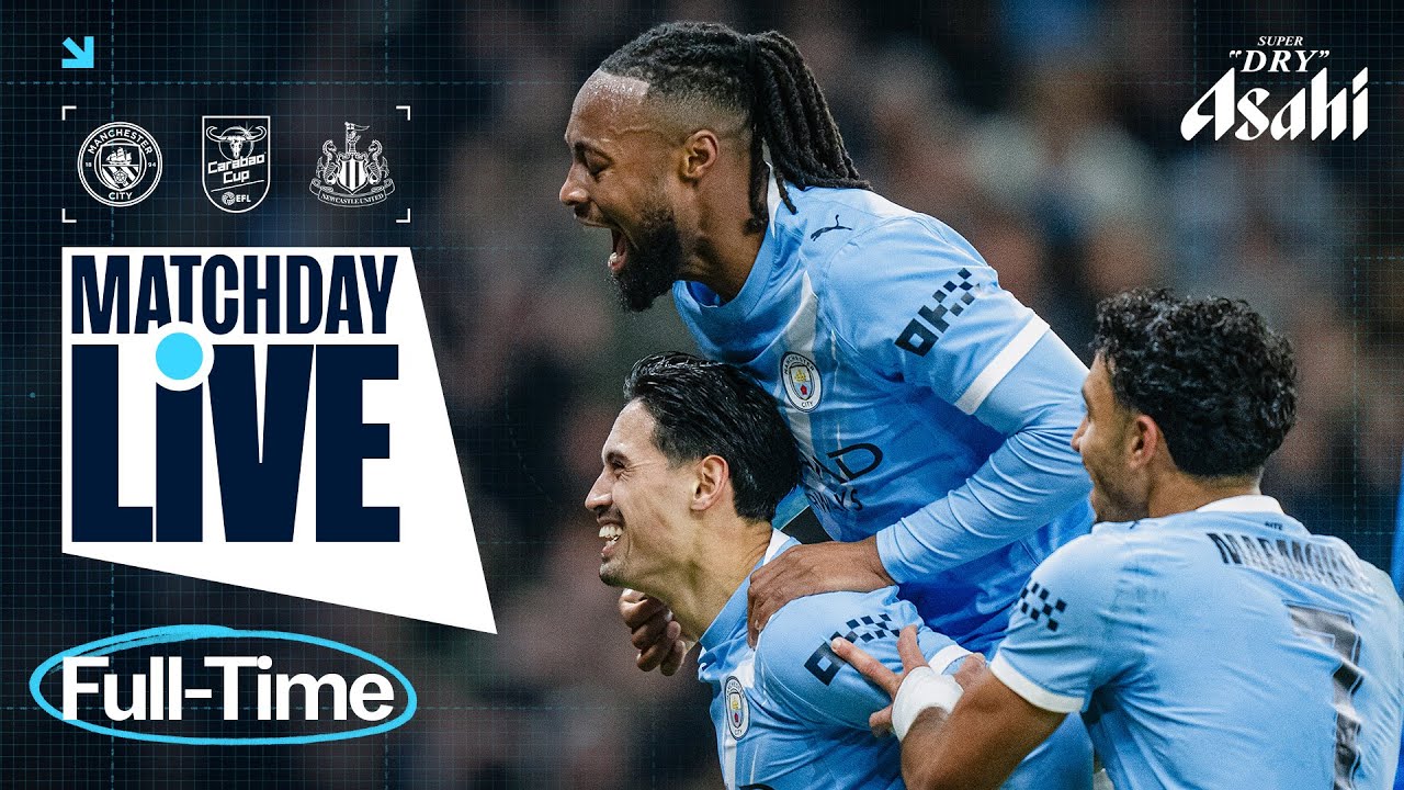 MATCHDAY LIVE! CITY ARE HEADING TO WEMBLY FOR THE FINAL! | Man City v Newcastle | Carabao Cup