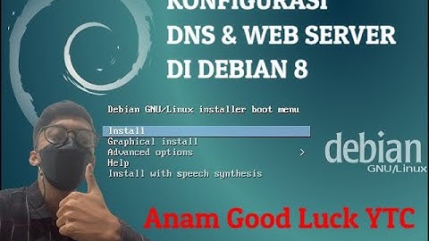 TUTORIAL KONFIGURASI DNS DAN WEB SERVER DEBIAN 8