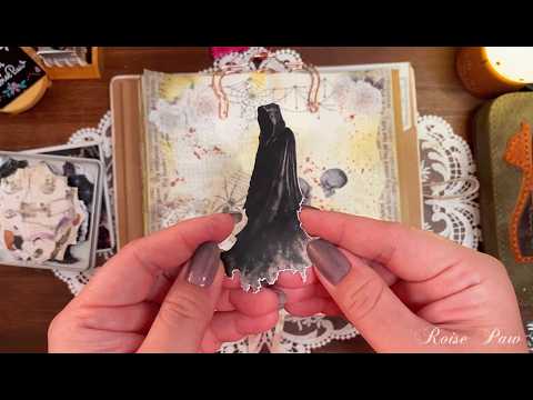 ASMR | Spooky Night Theme 🕸️🕷️ | Relaxing Collage