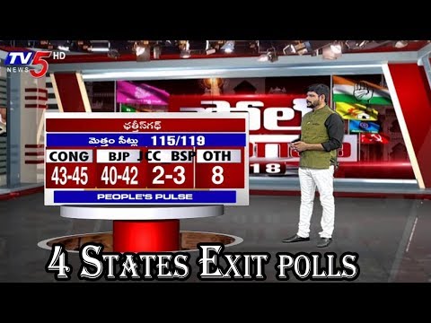 Four States Exit Polls | Elections 2018 | TV5 Murthy | TV5 News