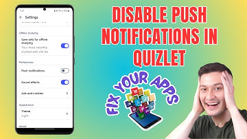 How to Disable Push Notifications in Quizlet