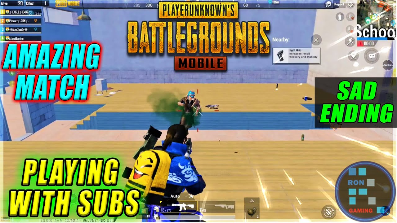 Pubg Mobile | Amazing And Insane Fight In End Zone With Sad Ending ...