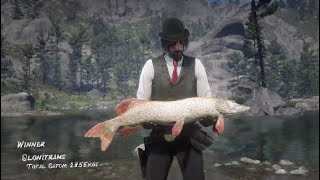Tales From Red Dead Online - Lucky Lake Fishing Challenge Win